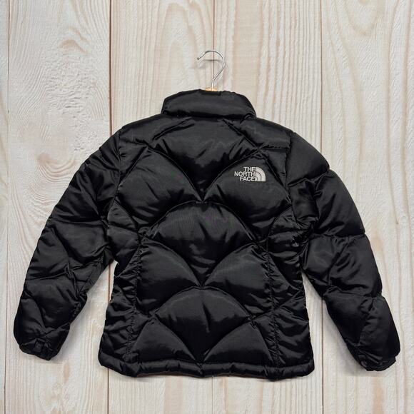 The North Face Girls XS Goose Down 550 Fill Puffer Jacket  Water-Repellent Black - Picture 2 of 8
